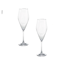 GIMEX Champagneglass Eleganza, 2 stk.